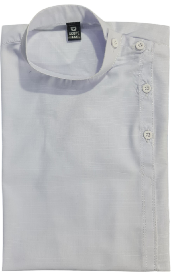 White Angrakha Medium Kurta